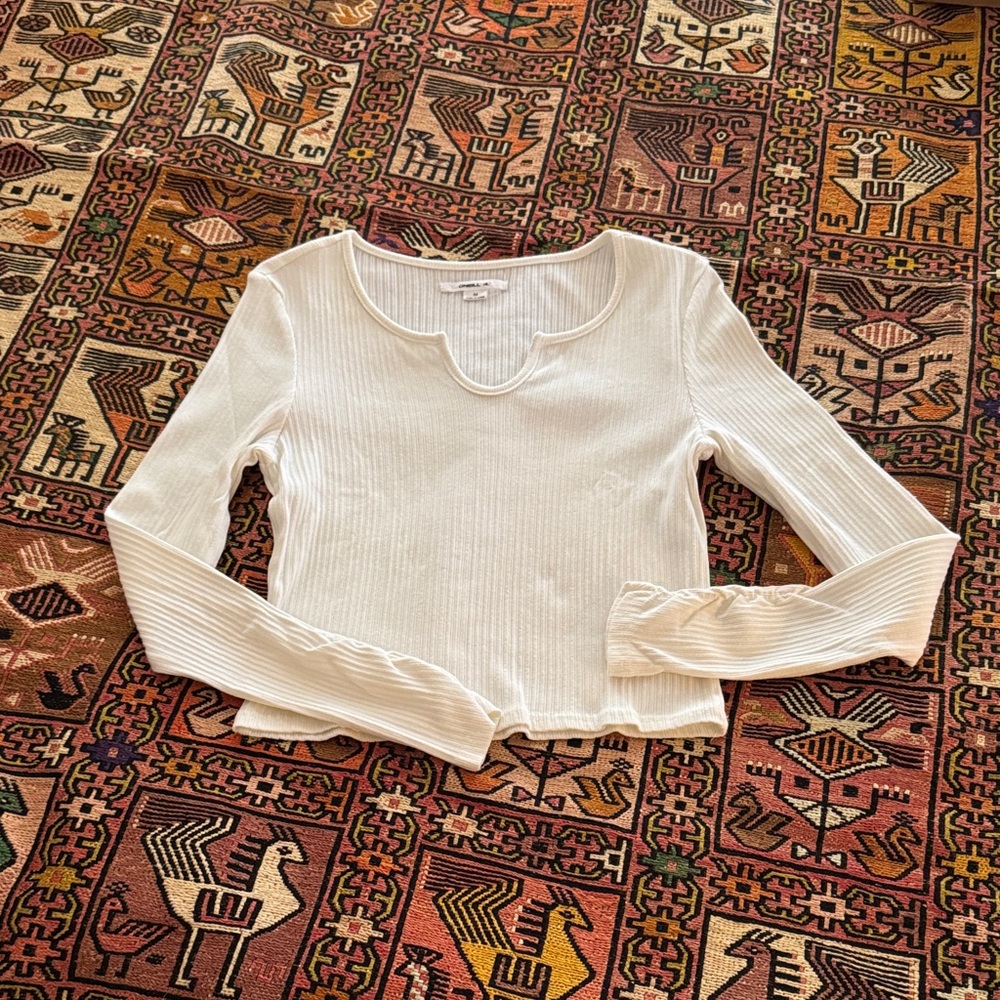 O'Neill Paris Long Sleeve Top, White